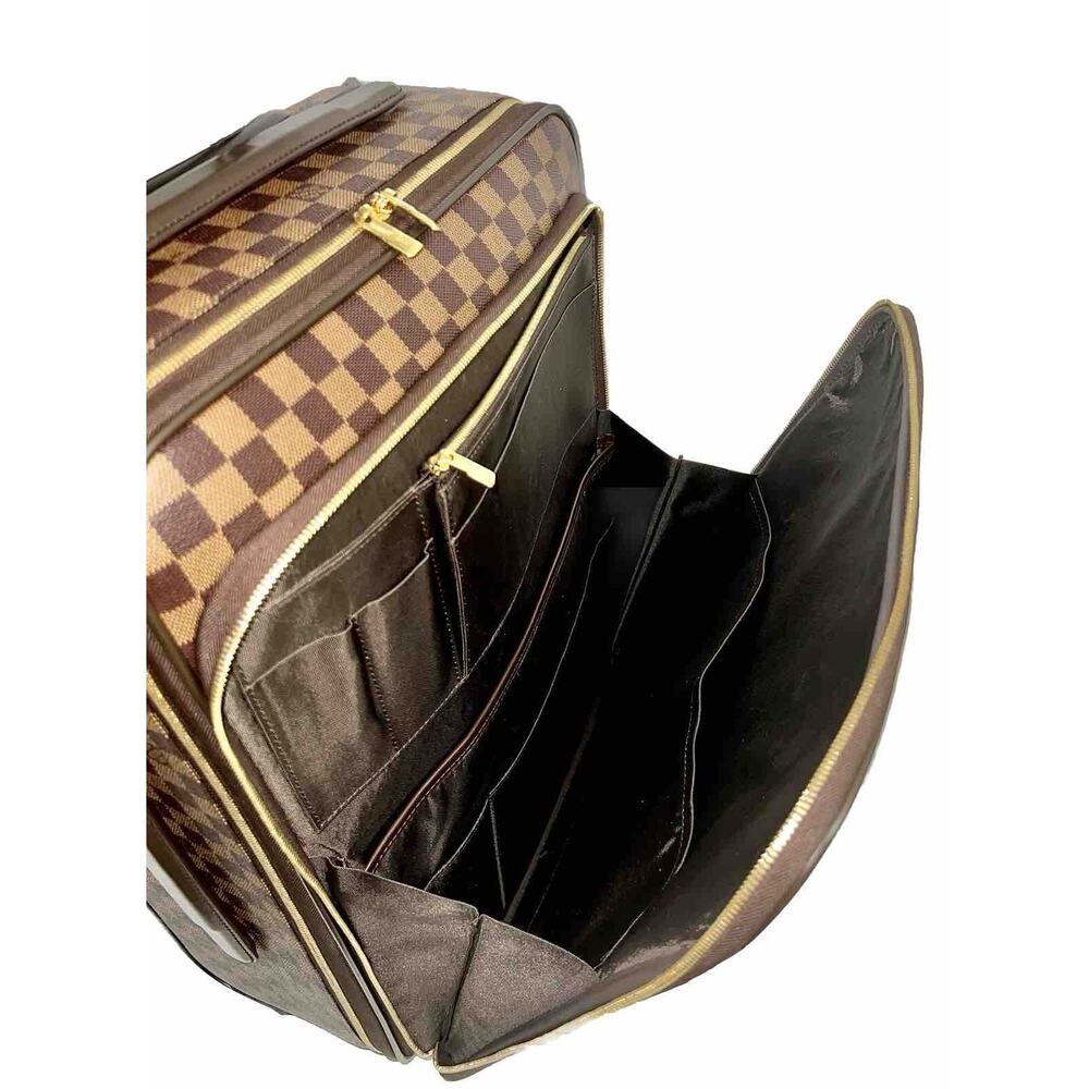 Louis Vuitton Pegase 55 Legere Suitcase Damier Ebene w/ Cover Garment Dustbag - Picture 13 of 16
